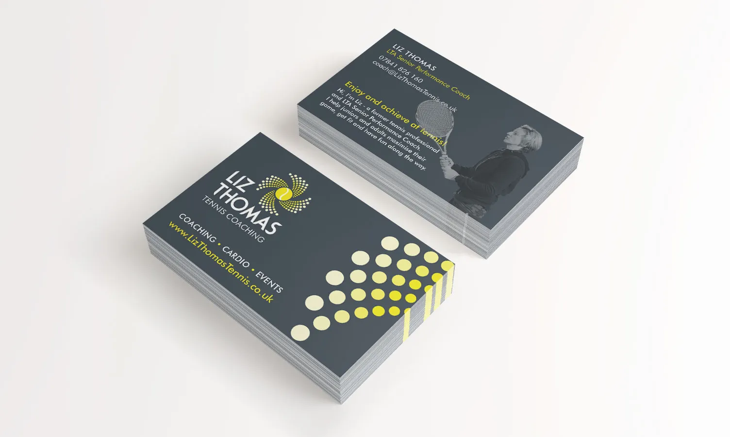 Liz Thomas Business Card Design
