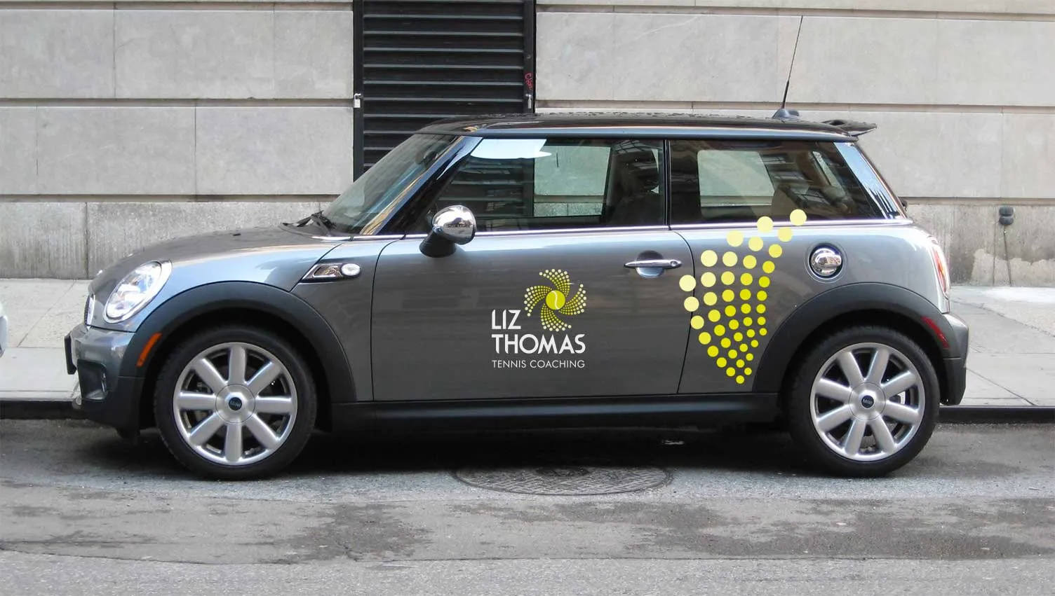 Liz Thomas Brand Identity - Vehicle graphics
