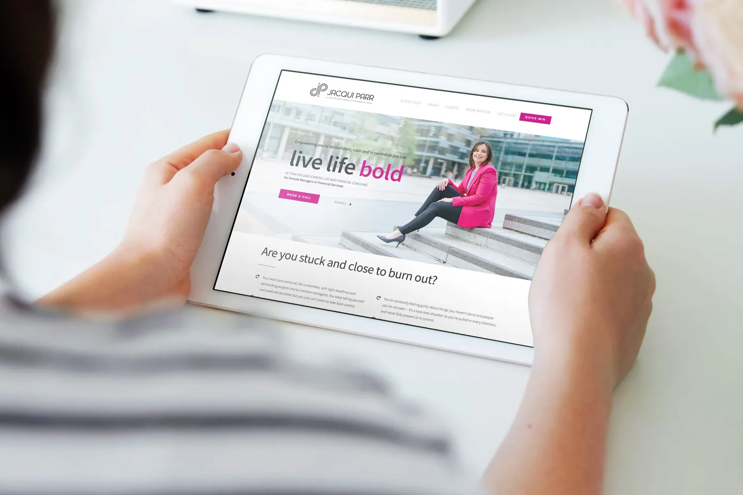 Website design for Career Coach