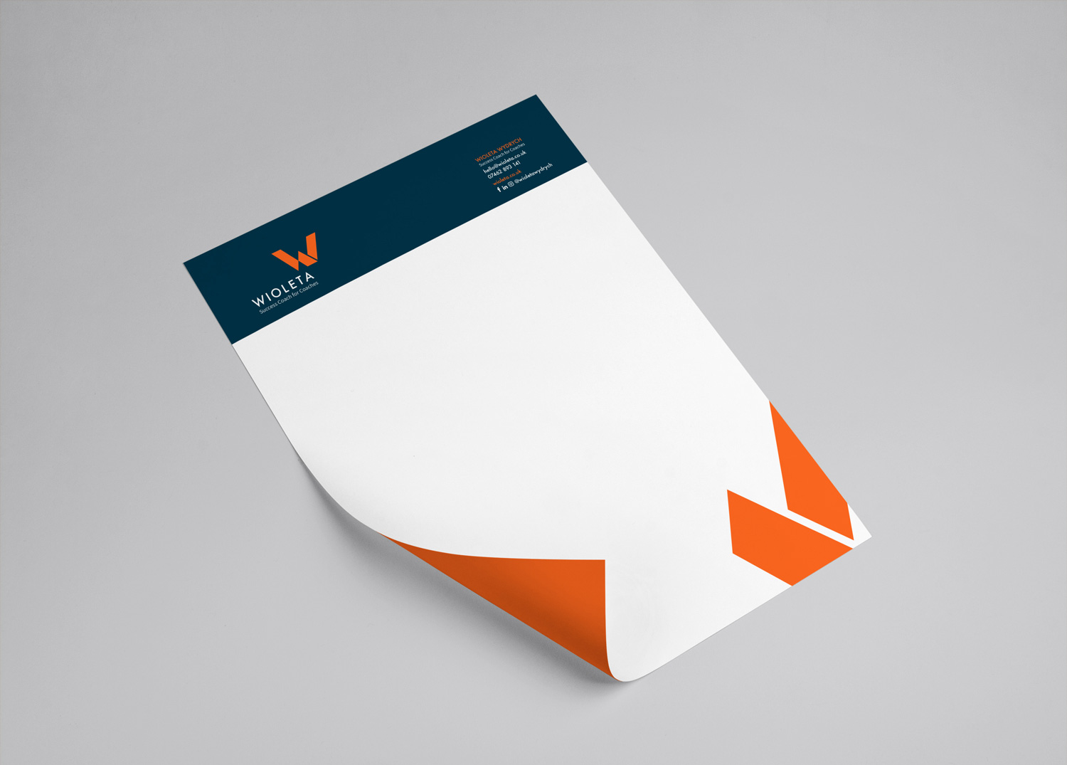 Letterhead design for Success Coach